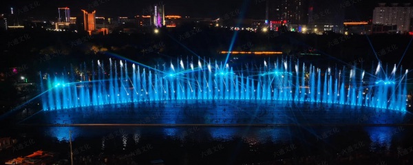 湖面燈光秀設計
